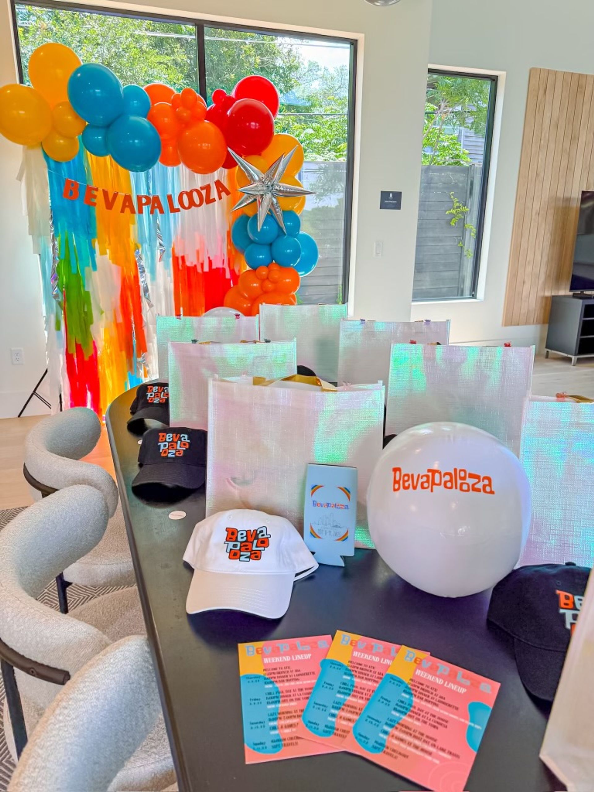 Custom Bachelorette Party Package with Endless Photo-Ops: Personalized Backdrops, Balloon Garlands, Banners and More image 2