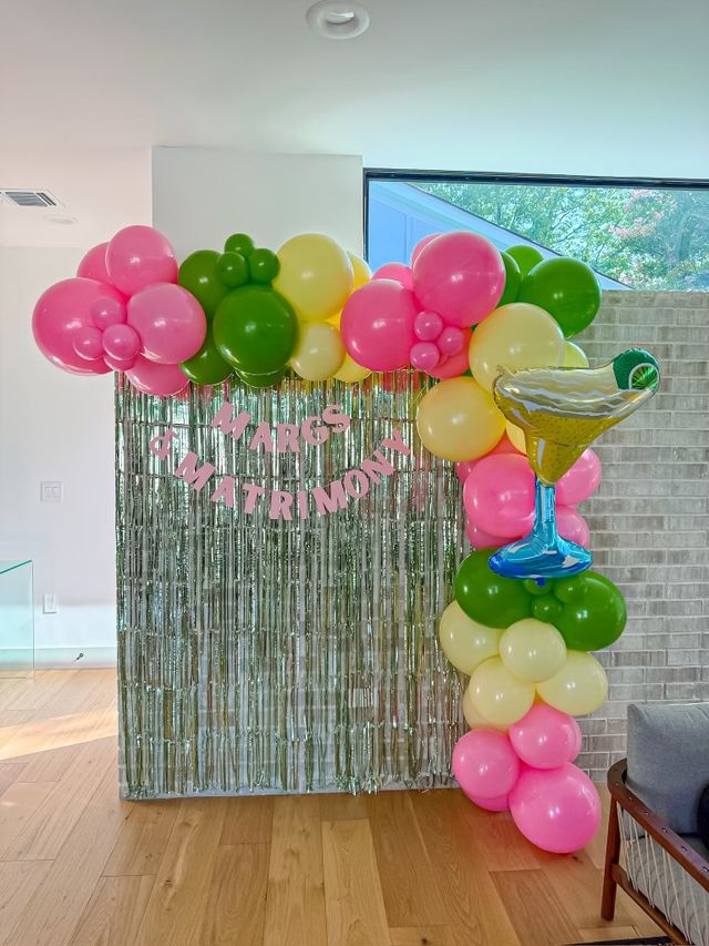 Custom Bachelorette Party Package with Endless Photo-Ops: Personalized Backdrops, Balloon Garlands, Banners and More image 4