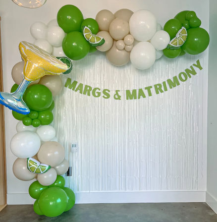 Custom Bachelorette Party Package with Endless Photo-Ops: Personalized Backdrops, Balloon Garlands, Banners and More image 3