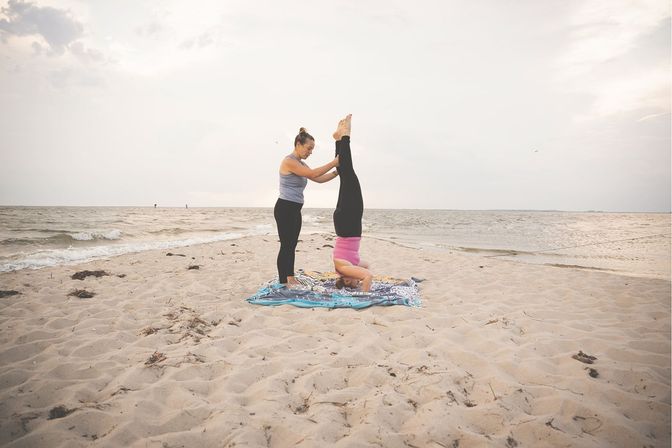 Boat & Beach Yoga Experience: Private Class on a Sandbar with Relaxation & Swimming image 2