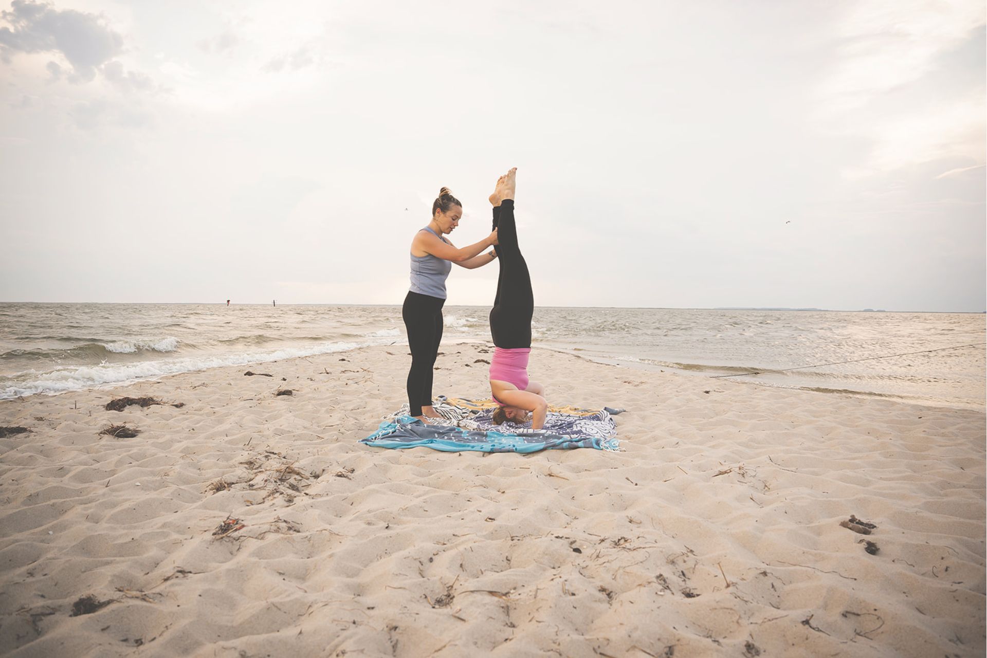 Boat & Beach Yoga Experience: Private Class on a Sandbar with Relaxation & Swimming image 2