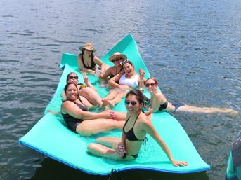 Lake Travis Private Pontoon Party at Devils Cove: BYOB Charter with Captain, Party Pad & Sound System image 35
