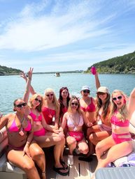 Lake Travis Private Pontoon Party at Devils Cove: BYOB Charter with Captain, Party Pad & Sound System image 44
