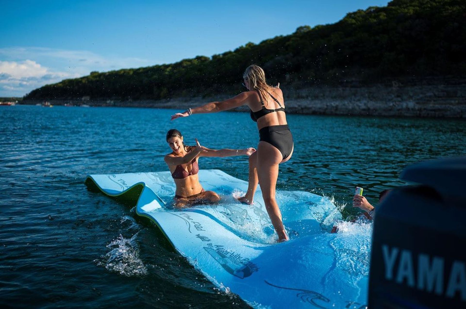 Lake Travis Private Pontoon Party at Devils Cove: 4-8 Hrs BYOB Charter, Captain, and Party Pad image 8