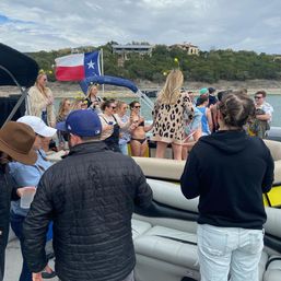 Lake Travis Private Pontoon Party at Devils Cove: 4-8 Hrs BYOB Charter, Captain, and Party Pad image 14