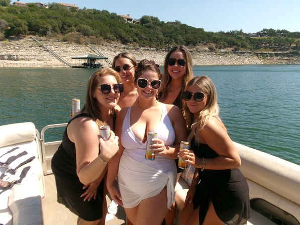 Lake Travis Private Pontoon Party at Devils Cove: BYOB Charter with Captain, Party Pad & Sound System image 8