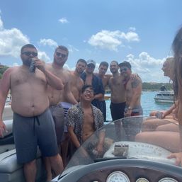 Lake Travis Private Pontoon Party at Devils Cove: BYOB Charter with Captain, Party Pad & Sound System image 20