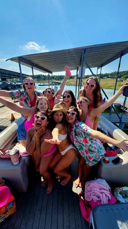 Lake Travis Private Pontoon Party at Devils Cove: BYOB Charter with Captain, Party Pad & Sound System image 28