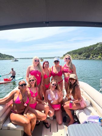 Lake Travis Private Pontoon Party at Devils Cove: BYOB Charter with Captain, Party Pad & Sound System image 43