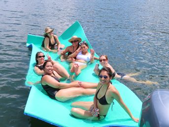 Lake Travis Private Pontoon Party at Devils Cove: BYOB Charter with Captain, Party Pad & Sound System image 36