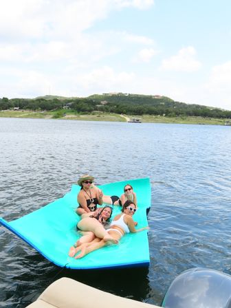 Lake Travis Private Pontoon Party at Devils Cove: BYOB Charter with Captain, Party Pad & Sound System image 39