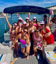 Lake Travis Private Pontoon Party at Devils Cove: BYOB Charter with Captain, Party Pad & Sound System image 47