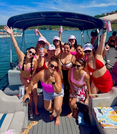 Lake Travis Private Pontoon Party at Devils Cove: BYOB Charter with Captain, Party Pad & Sound System image 47