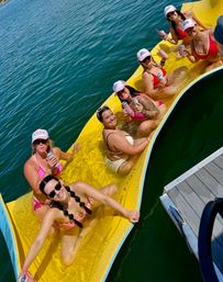 Lake Travis Private Pontoon Party at Devils Cove: BYOB Charter with Captain, Party Pad & Sound System image 46