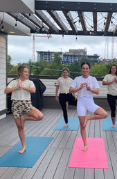 Yoga & Mimosas with Namaste Nashville: Blissful Yoga Flows with Champagne Toast & Yoga Mat Add-ons image 4