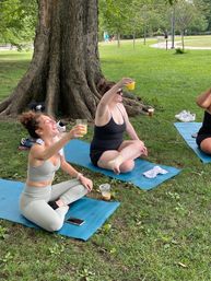 Yoga & Mimosas with Namaste Nashville: Blissful Yoga Flows with Champagne Toast & Yoga Mat Add-ons image 16