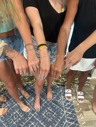 In Studio or Mobile Permanent Jewelry: Custom-Fit Welded Bracelets, Anklets & More image 4