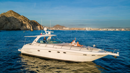 Private 46’ Luxury Yacht Party with Unlimited Cocktails: Snorkel and Sail Across on Cabo’s Breathtaking Shores image 6