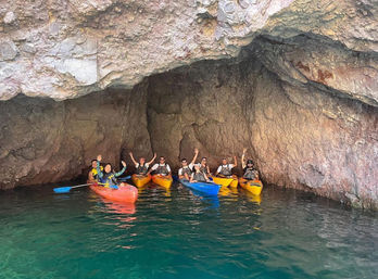 Half-Day Kayak Tour At Willow Beach: Emerald Cave, Volcanic Canyon Walls, Wildlife Viewing and More image
