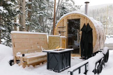 To-Your-Door Private Sauna with Refreshing Cold Plunge and Fire Pit image