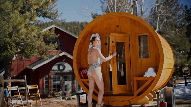 To-Your-Door Private Sauna with Refreshing Cold Plunge and Fire Pit image 1