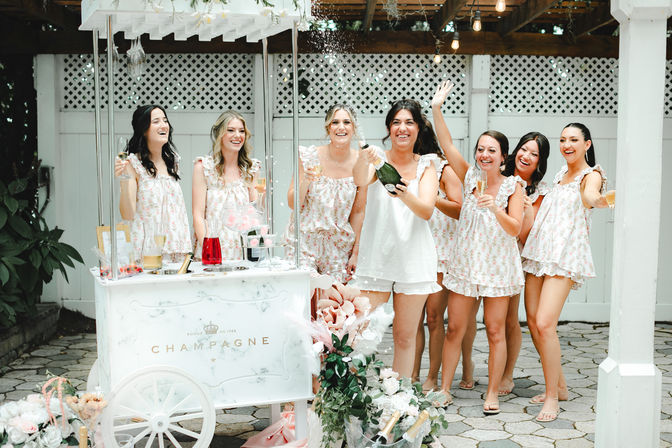 Bottomless Mimosa Bar: Catered Champagne Cart for Ultimate Brunch Vibes image 1