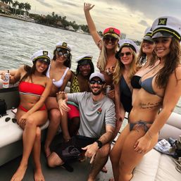 BYOB 12-Person Party Boat, Sandbar Swim with Floaties, and Yachts + Mansions Tour image 7