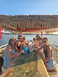 The Pink Flamingo: 26' Tiki Boat Bachelorette Charter in Pensacola image 13