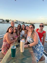 The Pink Flamingo: 26' Tiki Boat Bachelorette Charter in Pensacola image 7