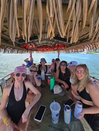 The Pink Flamingo: 26' Tiki Boat Bachelorette Charter in Pensacola image 9