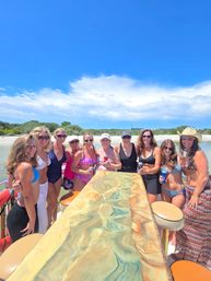 The Pink Flamingo: 26' Tiki Boat Bachelorette Charter in Pensacola image 12