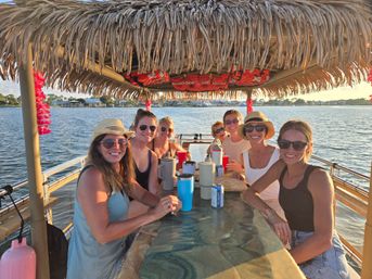 The Pink Flamingo: 26' Tiki Boat Bachelorette Charter in Pensacola image 8