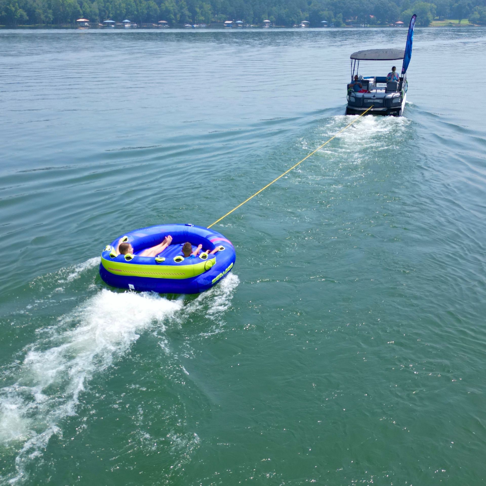 Private Tubing Session on Mountain Island Lake image 1