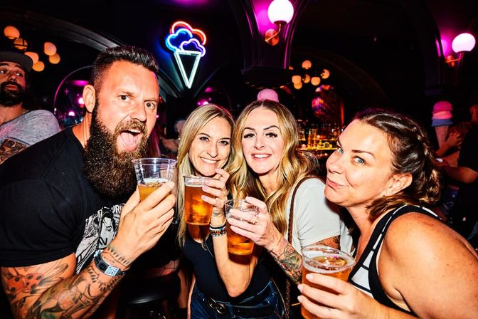 Fremont Street Bar Crawl with VIP Party Host: No Lines, No Cover, & Drink Specials at Every Stop image 1