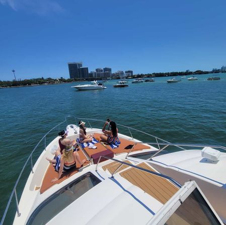 Miami Boat Party: 50' Flybridge  image 13