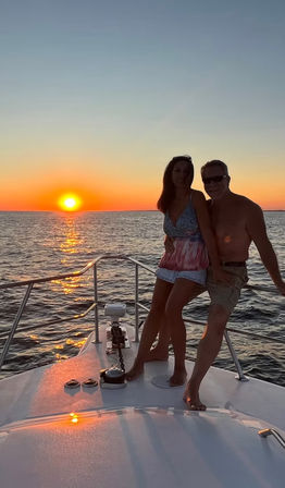 4-Hour Luxury Yacht Sunset & Dolphin Cruise (Up to 12 People) image 3
