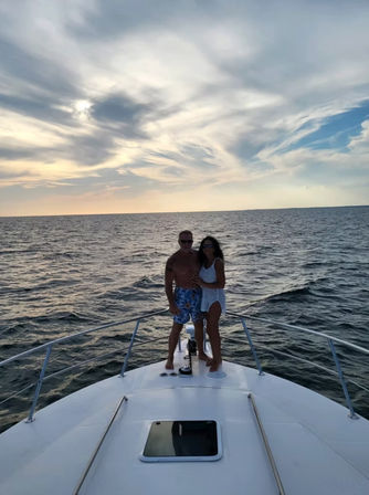 4-Hour Luxury Yacht Sunset & Dolphin Cruise (Up to 12 People) image 8