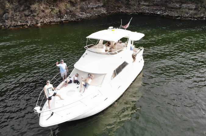 Float, Swim, Dance, Repeat: 38-Foot Yacht Charter on Lake Travis image 7