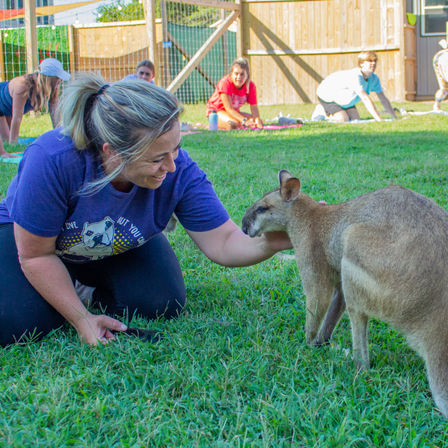 Kangaroo Yoga Session with Certified Instructor (Up to 25 People) image 7