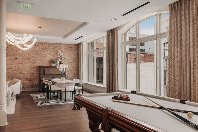 The Bellamy Penthouse at Historic Starr Piano Building: Luxury 4BR Downtown Suite with Concierge, Steps from Broadway image 39