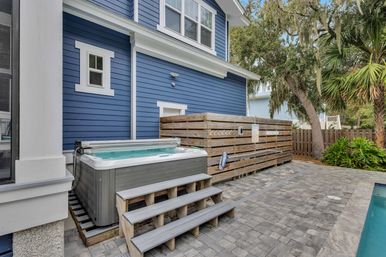 Deja Blue: 6BR Rental wth Pool + Hot Tub, Steps to Beach image 75