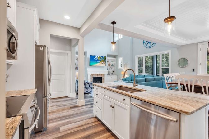 Deja Blue: 6BR Rental wth Pool + Hot Tub, Steps to Beach image 53