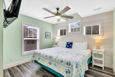 Deja Blue: 6BR Rental wth Pool + Hot Tub, Steps to Beach image 9