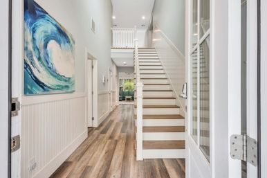 Deja Blue: 6BR Rental wth Pool + Hot Tub, Steps to Beach image 43