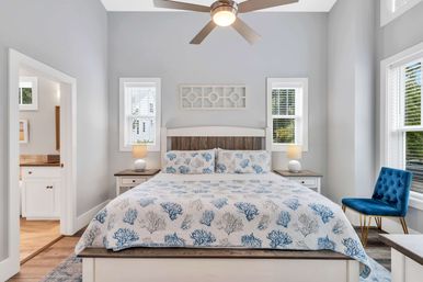 Deja Blue: 6BR Rental wth Pool + Hot Tub, Steps to Beach image 18