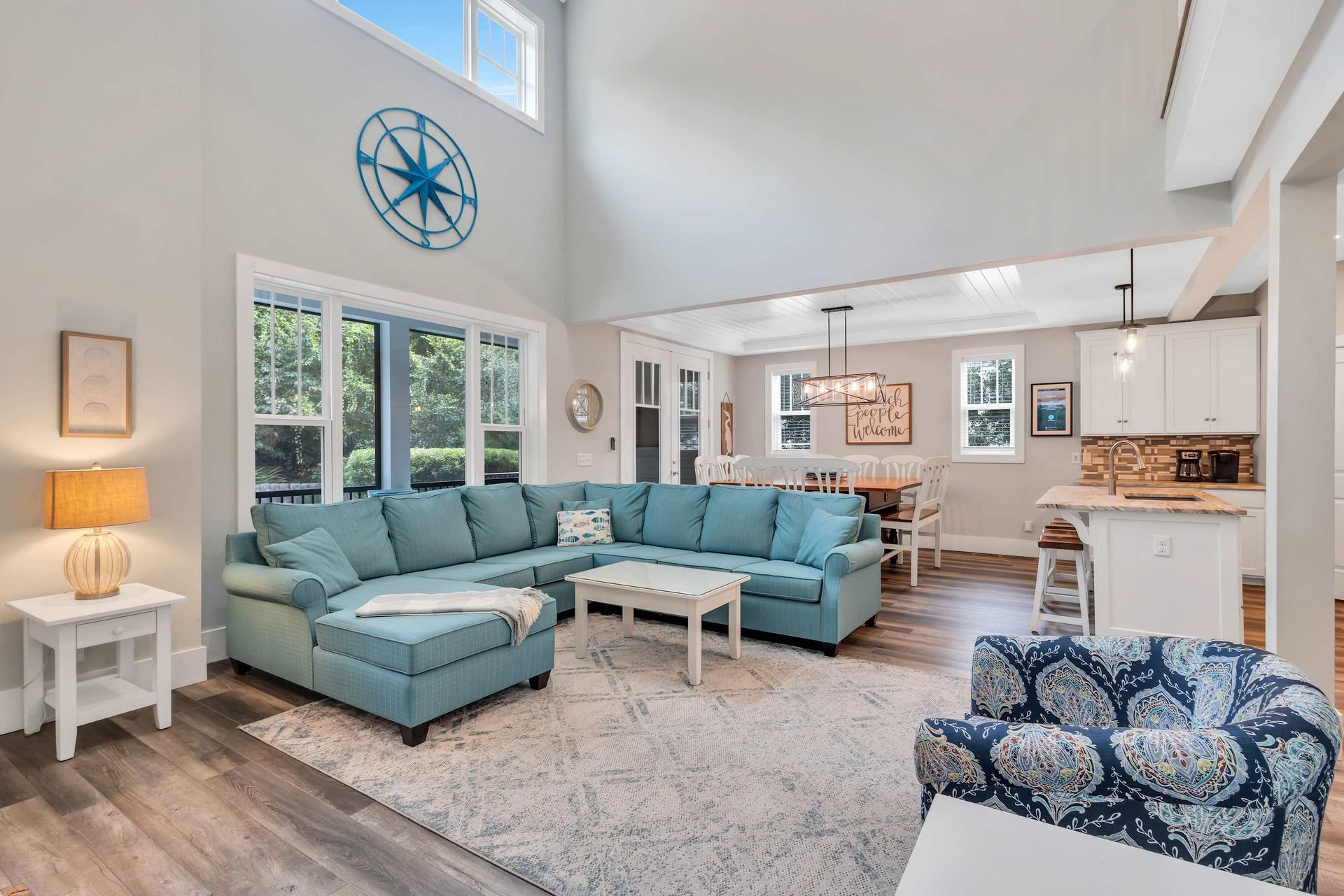 Deja Blue: 6BR Rental wth Pool + Hot Tub, Steps to Beach image 2