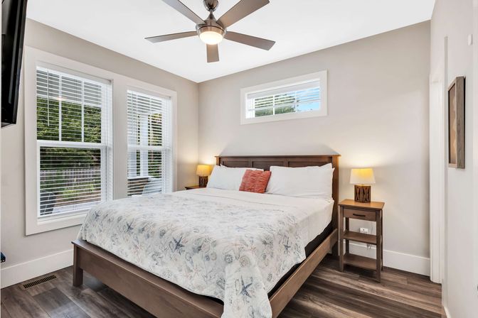 Deja Blue: 6BR Rental wth Pool + Hot Tub, Steps to Beach image 13