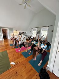 Private Yoga Class with Custom Playlists, Mimosa Add-Ons, and Cold Lavender Eye Towels image 4