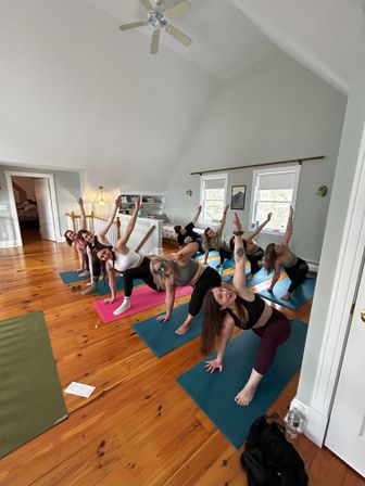 Private Yoga Class with Custom Playlists, Mimosa Add-Ons, and Cold Lavender Eye Towels image 4