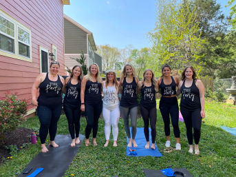 Private Yoga Class with Custom Playlists, Mimosa Add-Ons, and Cold Lavender Eye Towels image 4